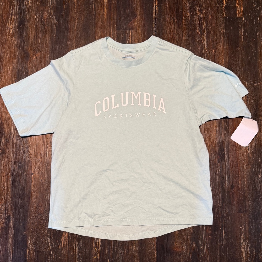 Columbia Sky Blue Crew Neck Tee